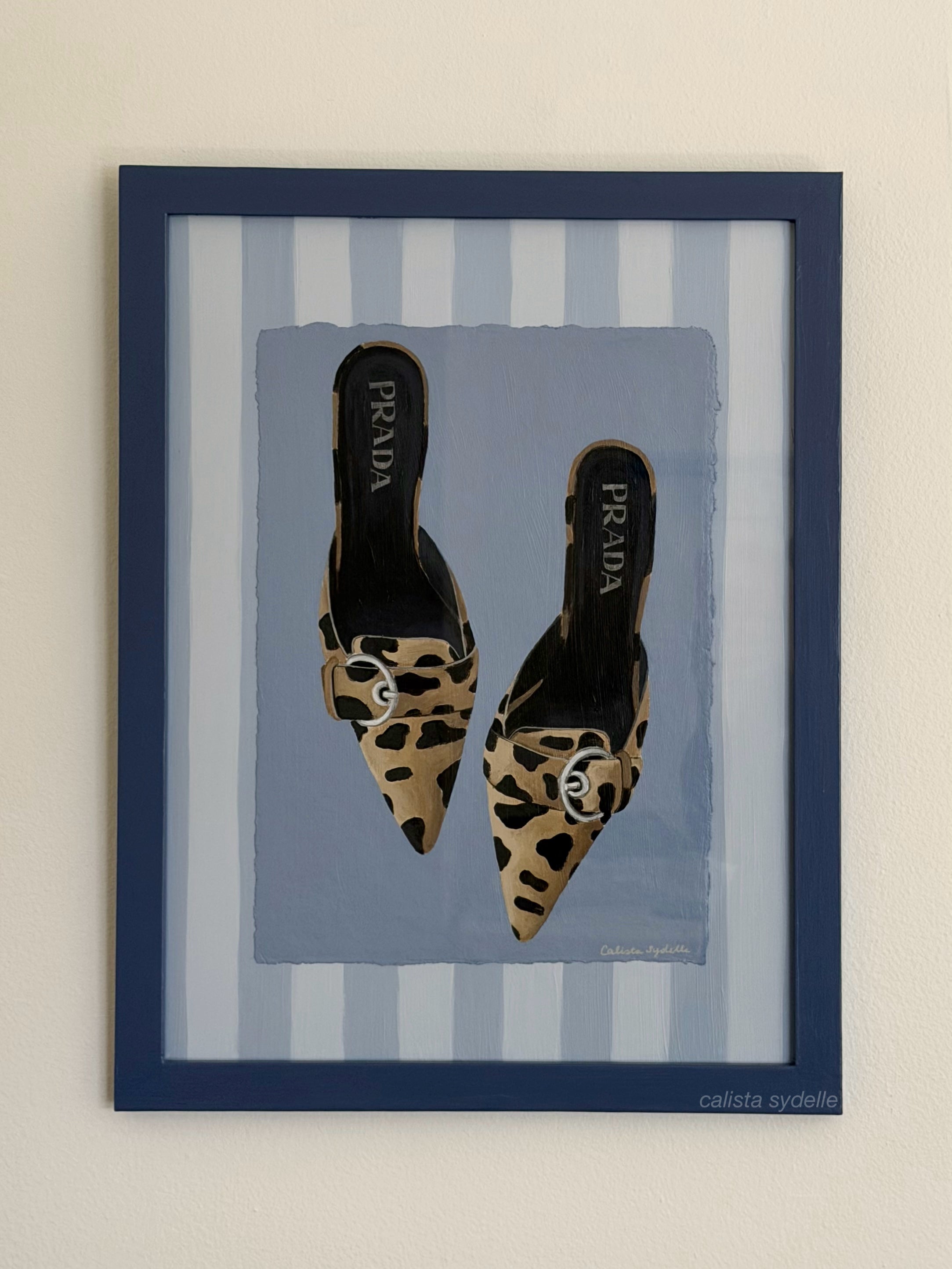 On the Prowl - Custom Framed Original