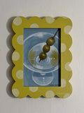 Blue Martini - Framed Original