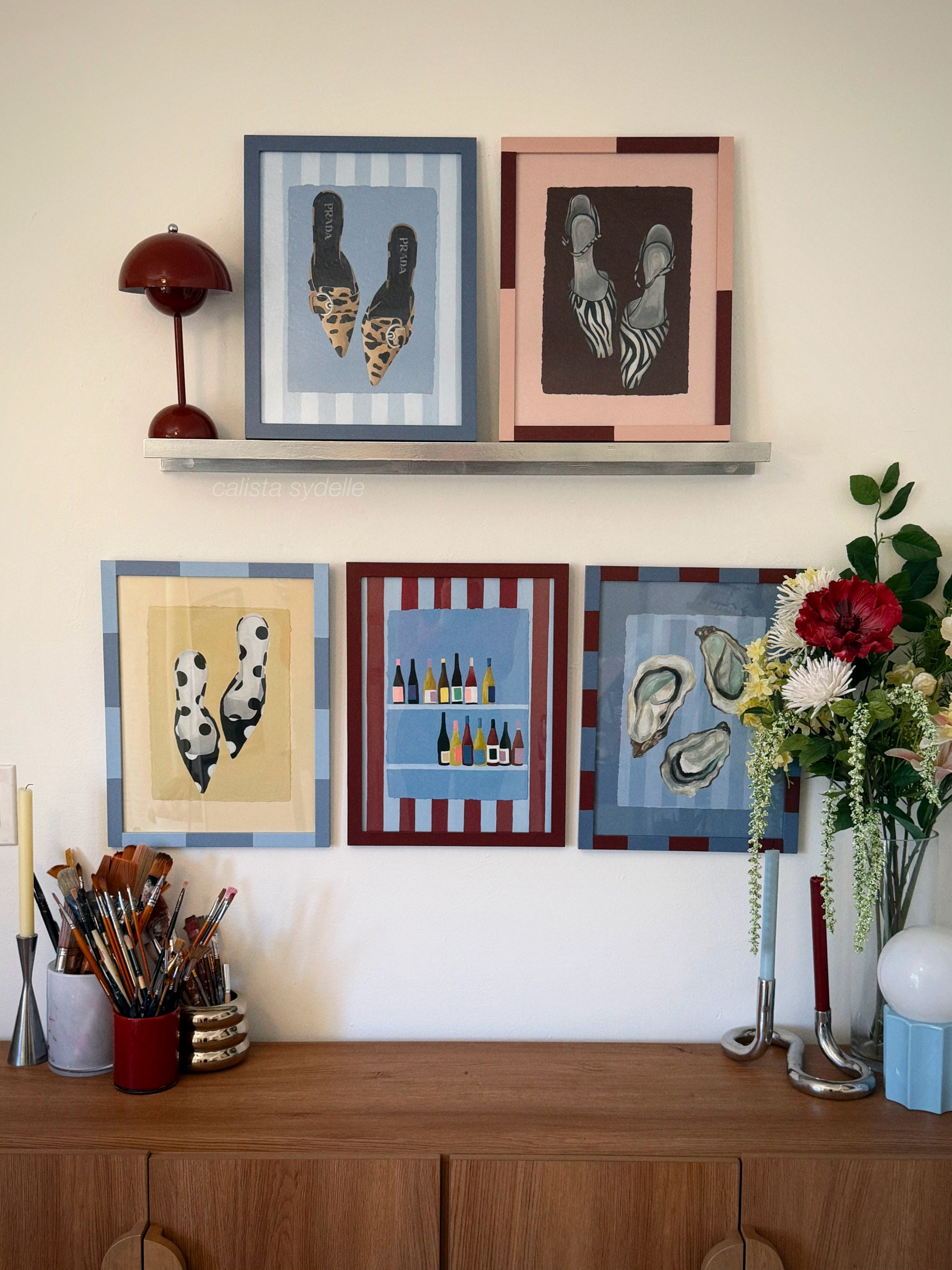 On the Prowl - Custom Framed Original